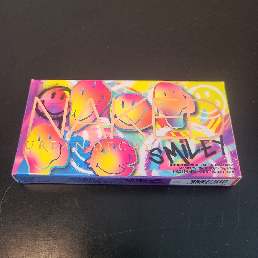 New In Box Urban Decay Smiley Naked Chill Happy Mini Eyeshadow Palette - Picture 3 of 5